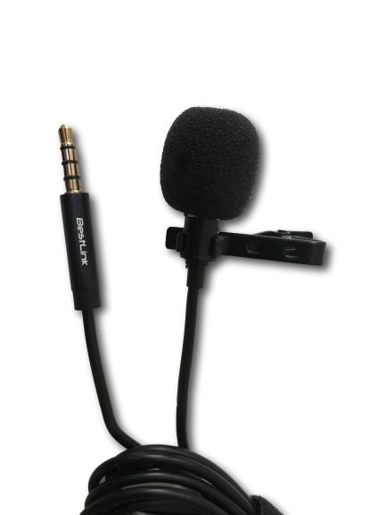 CABLE AUDIO 3.5MM A MICROFONO CLIP BESTLINK1