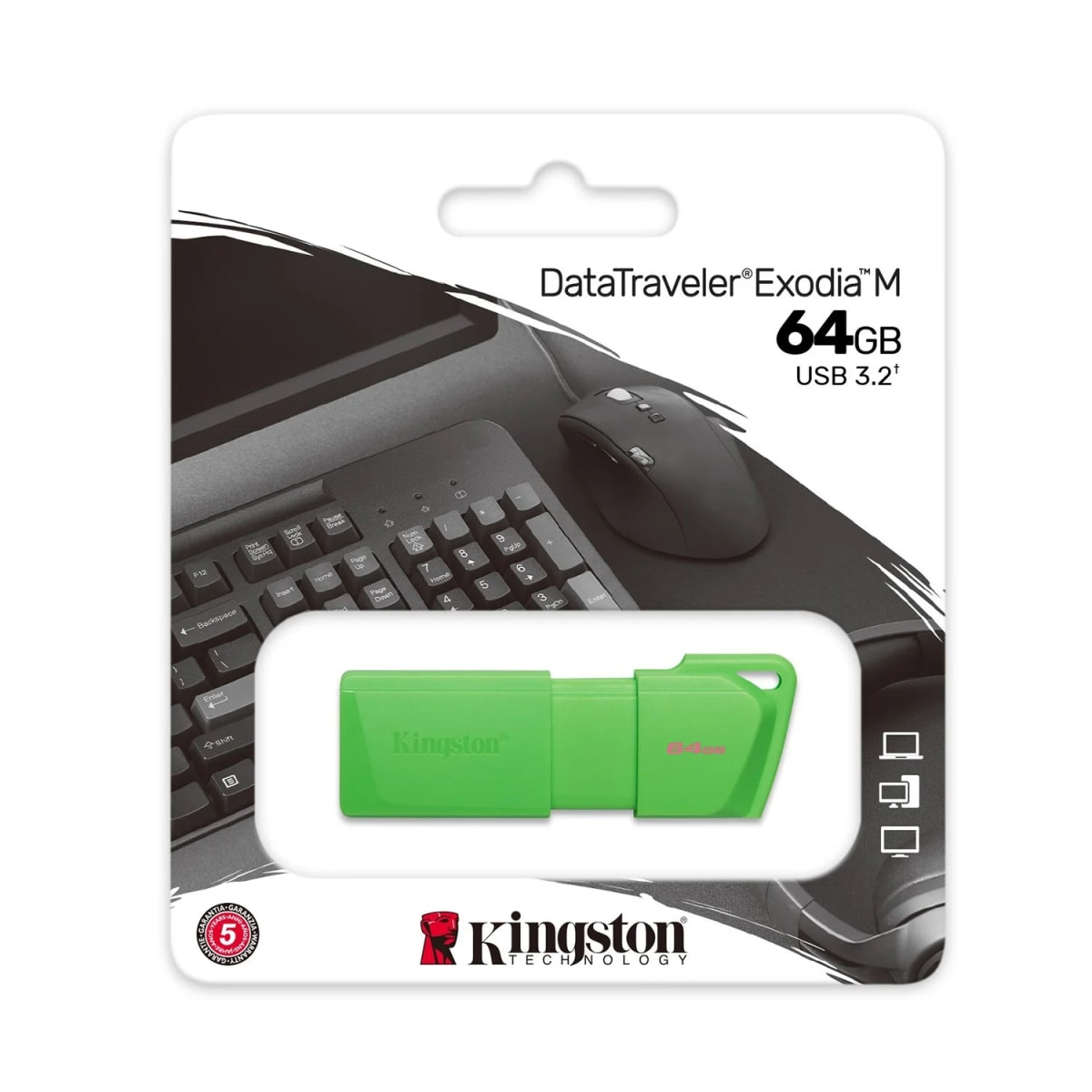 PENDRIVE  NEON 64GB KNG VERDE1