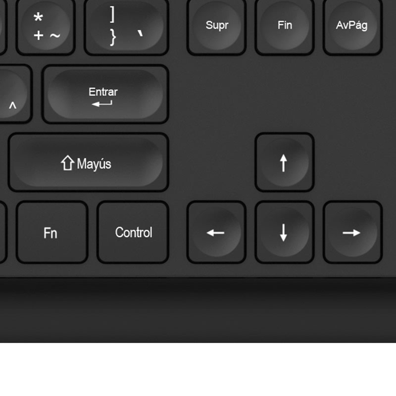 TECLADO ALÁMBRICO ULTRADELGADO KKM-252S2