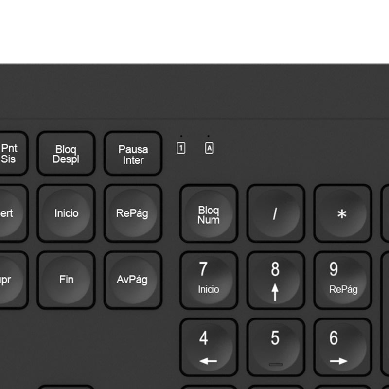 TECLADO ALÁMBRICO ULTRADELGADO KKM-252S4