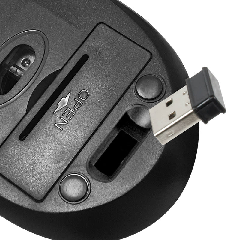 KLIPX MOUSE INALAMBRICO 1600DP 6 BOTONES 330BK3