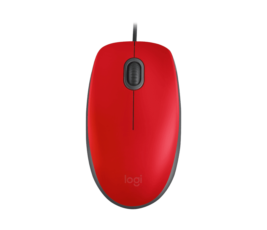 MOUSE LOGITECH M110 SILENT ROJO1