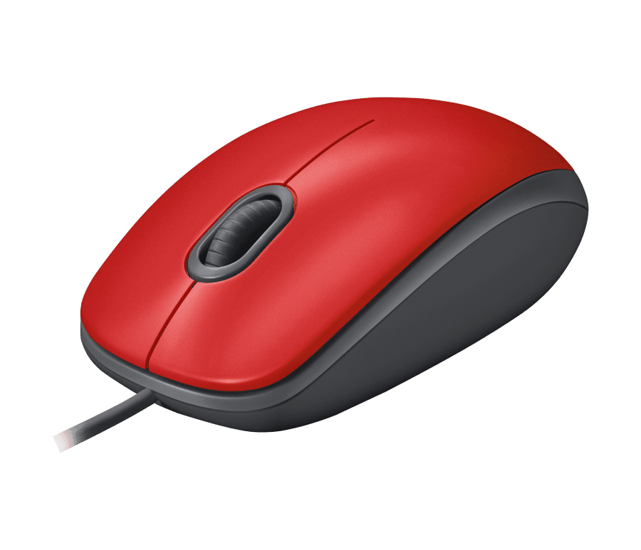 MOUSE LOGITECH M110 SILENT ROJO3
