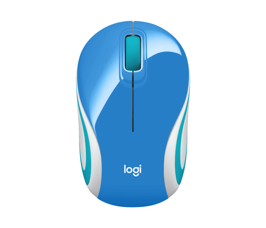 MOUSE INALÁMBRICO M187 AZUL1