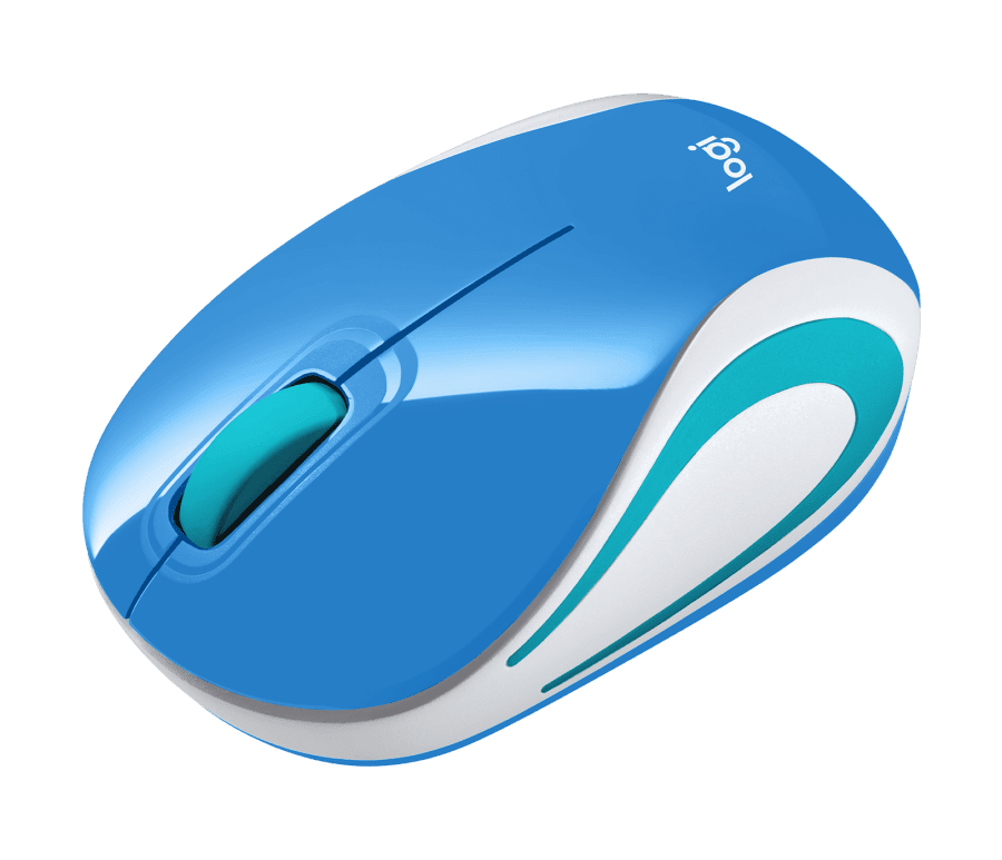 MOUSE INALÁMBRICO M187 AZUL2