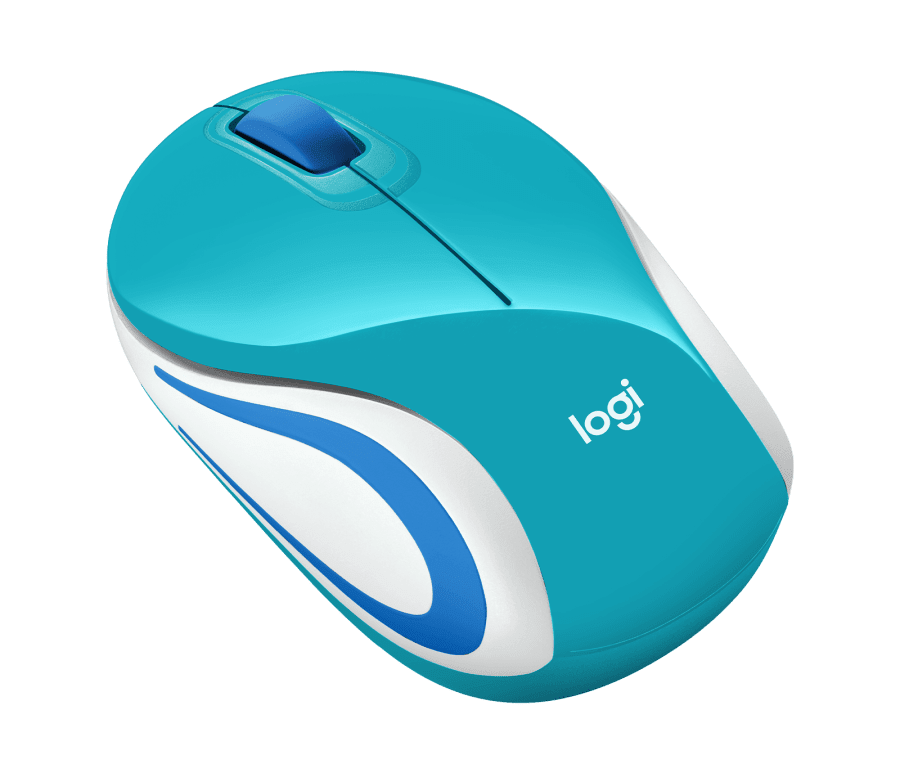 MOUSE INALÁMBRICO M187 CELESTE LOGITECH3