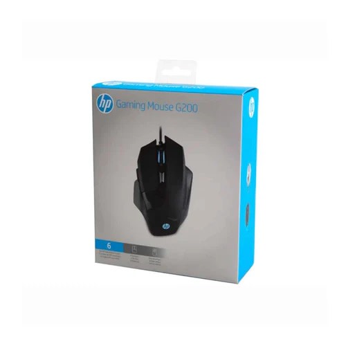 MOUSE GAMER G200 4000 DPI 6 BOTONES BLANCO1