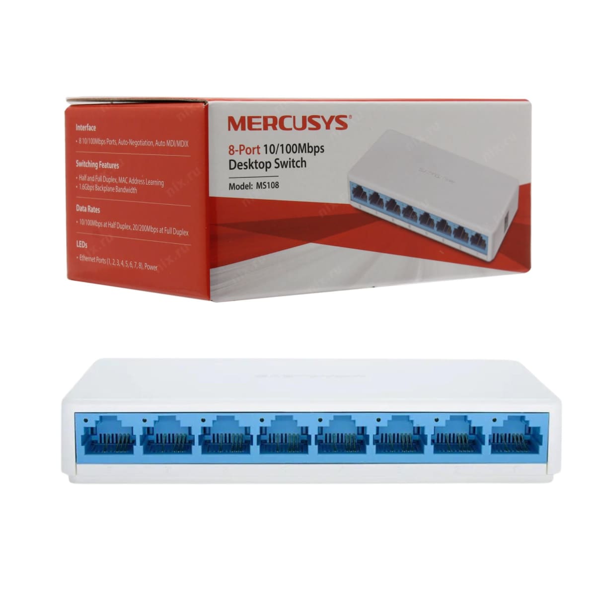 SWITCH 8PTOS. 10/100 MERCUSYS TP-LINK MS1081