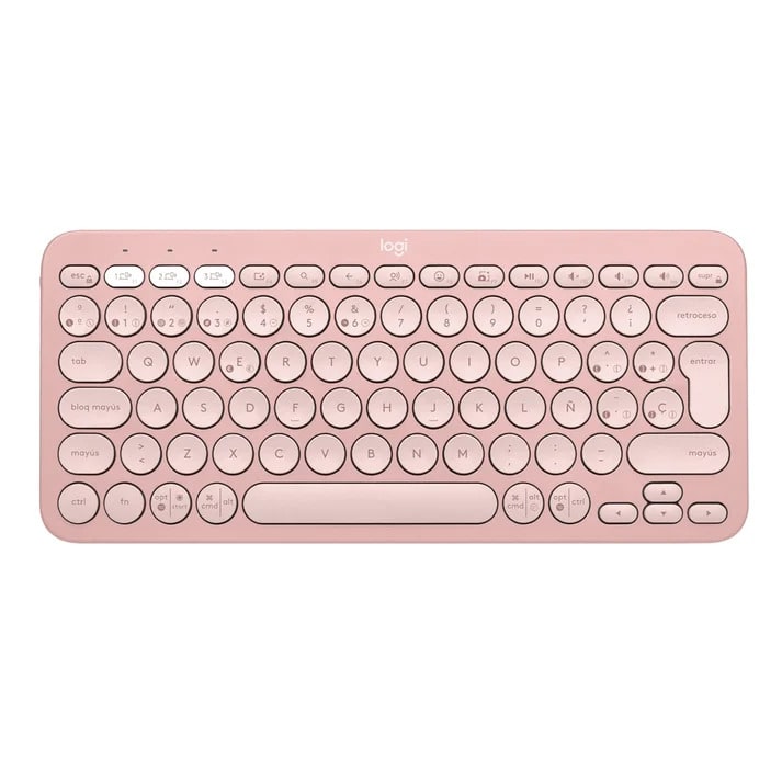 TECLADO INALÁMBRICO MULTI-DEVICE K380 ROSA1