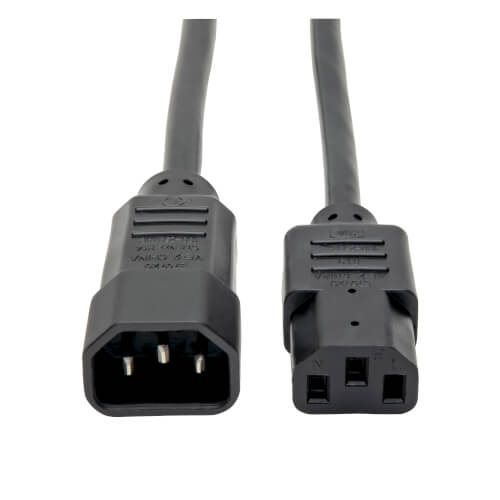 EXTENSION CABLE PODER TRIPP LITE C13/C14 100-250V 10A 30,5CM1