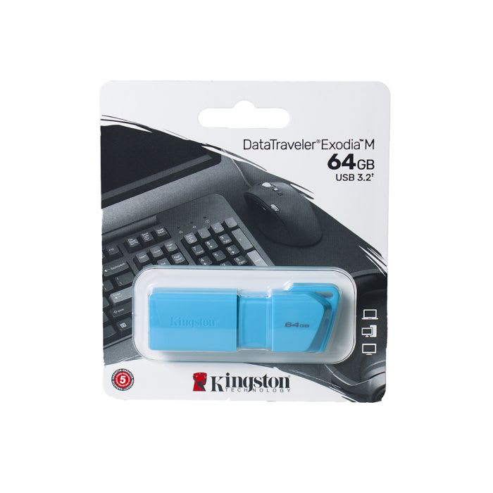 PENDRIVE  NEON 64GB KNG  CELESTE1