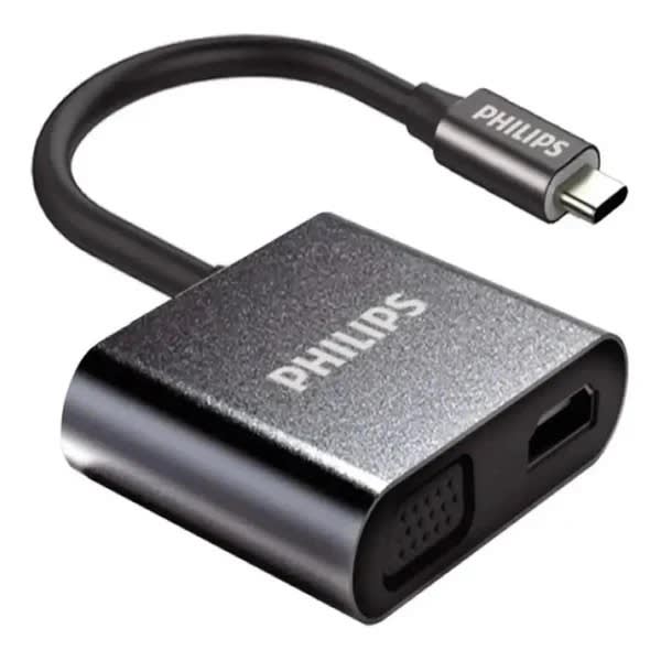 ADAPTADOR MULTIPUERTO DE USB-C A HDMI 2 EN 11
