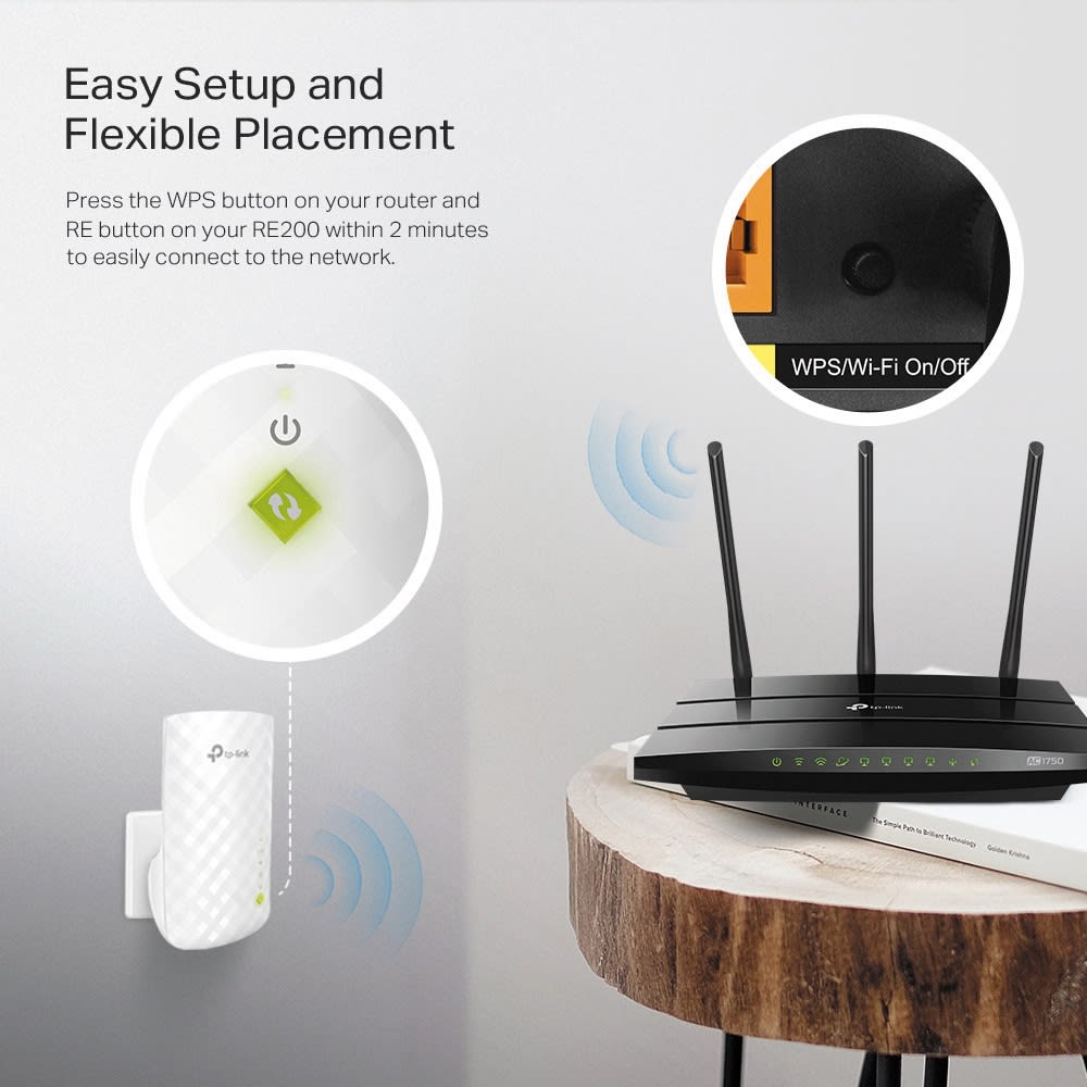 EXTENSOR DE RANGO WIFI TP-LINK AC7504