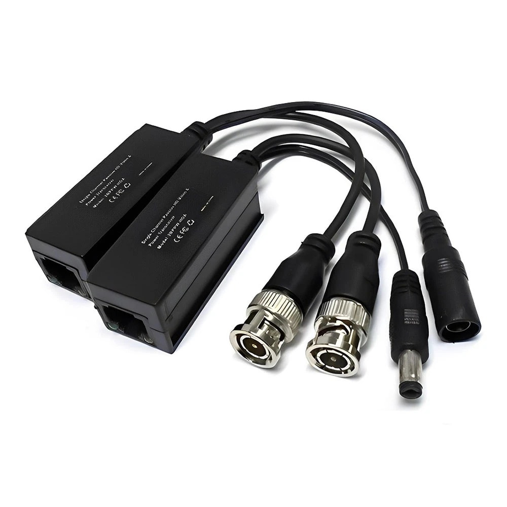 BALUN RJ45 A BNC + DC – PAR2