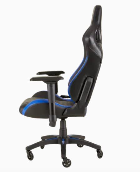 SILLA CORSAIR T1 GAMING BLUE/BLACK2