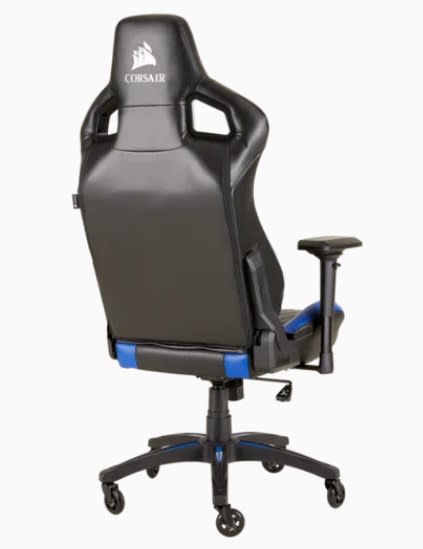 SILLA CORSAIR T1 GAMING BLUE/BLACK4