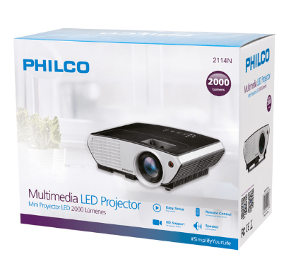 PROYECTOR LED PHILCO 2000 LUMENES3