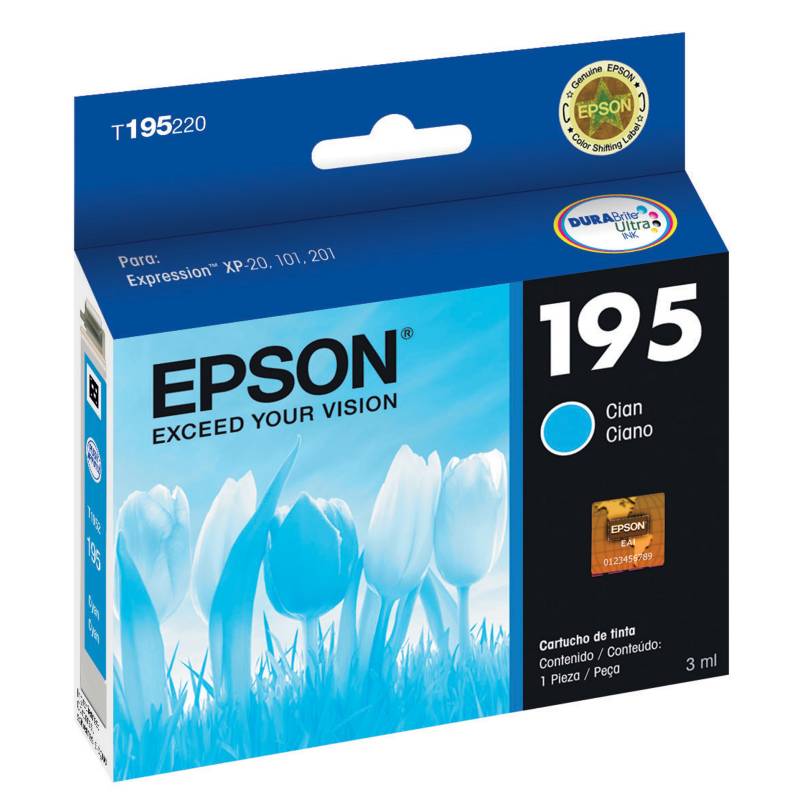 TINTA EPSON 195 CIAN1