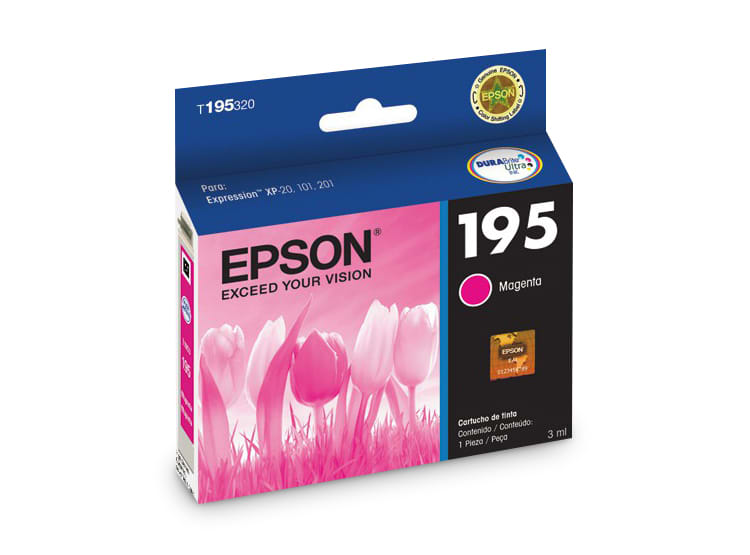 TINTA EPSON 195 MAGENTA1