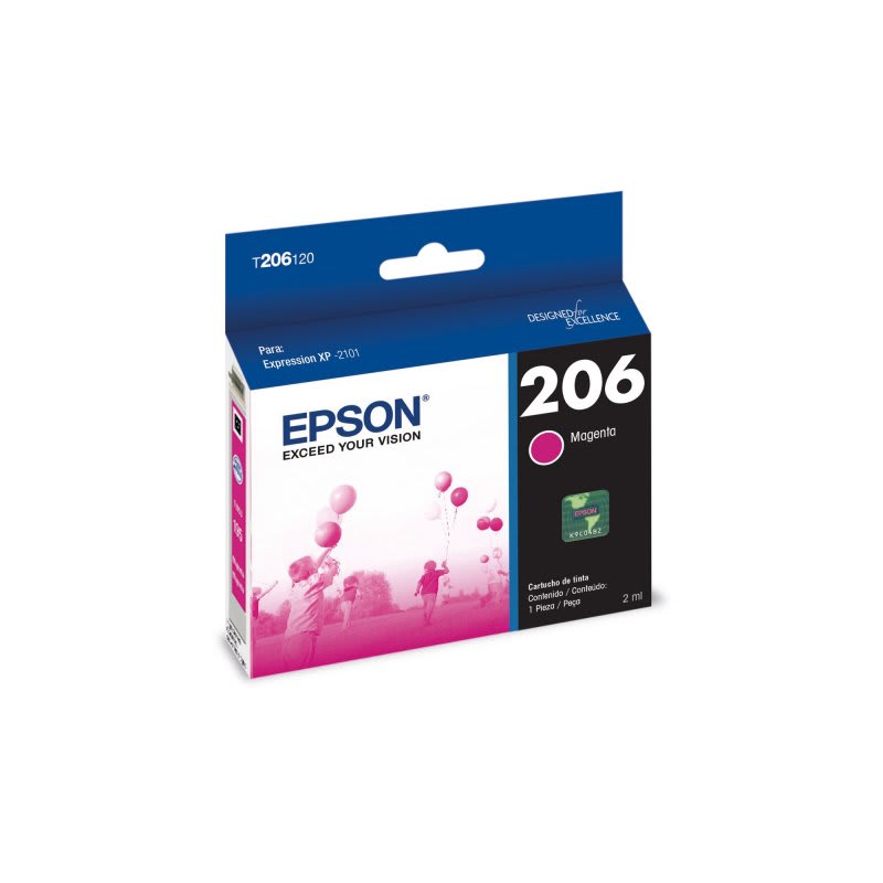 TINTA EPSON 206 MAGENTA1