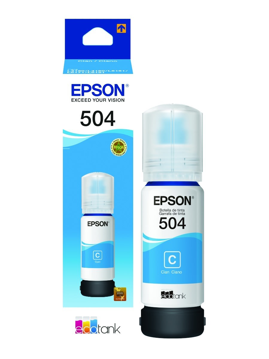TINTA EPSON 504 CIAN1
