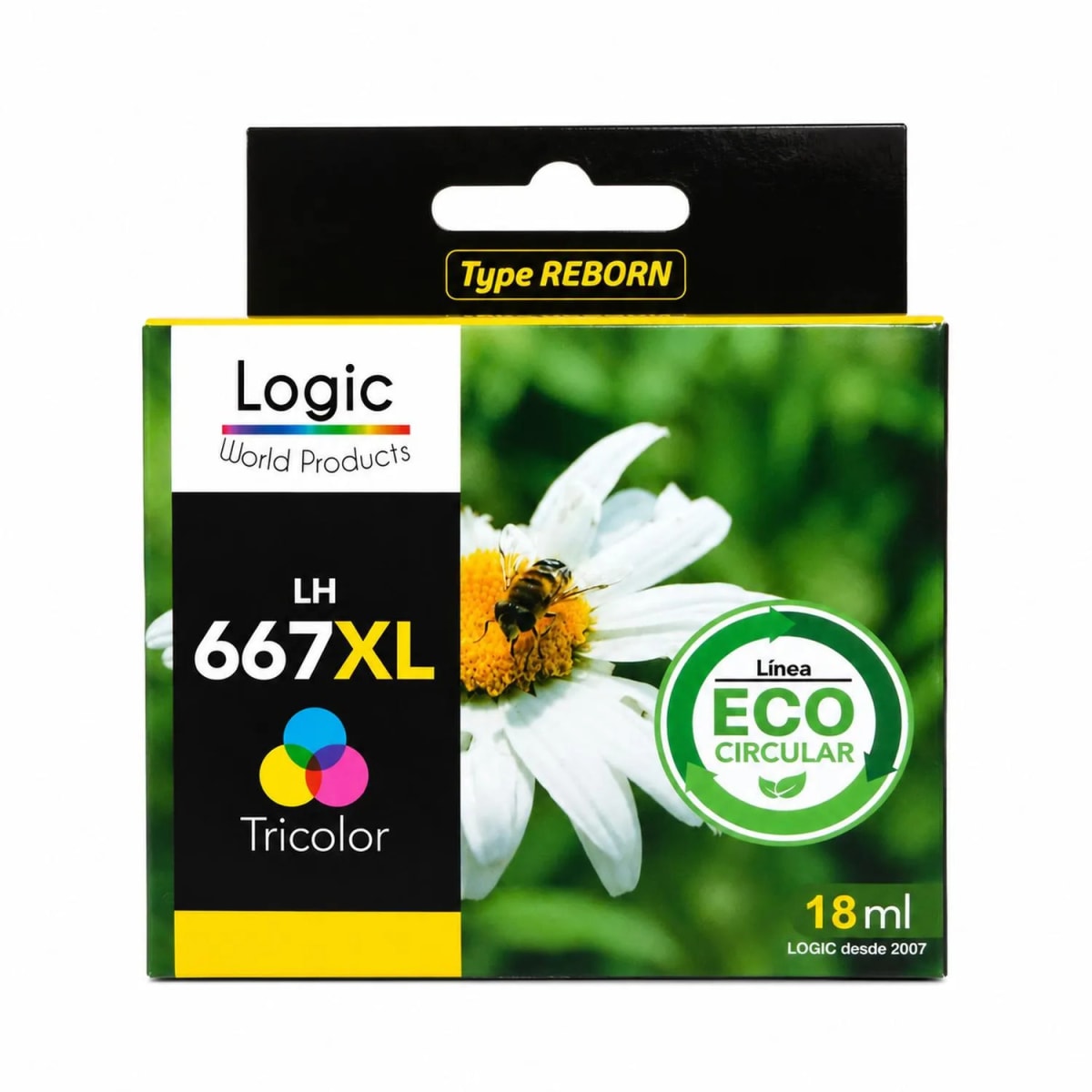 TINTA LH 667XL COLOR LOGIC1