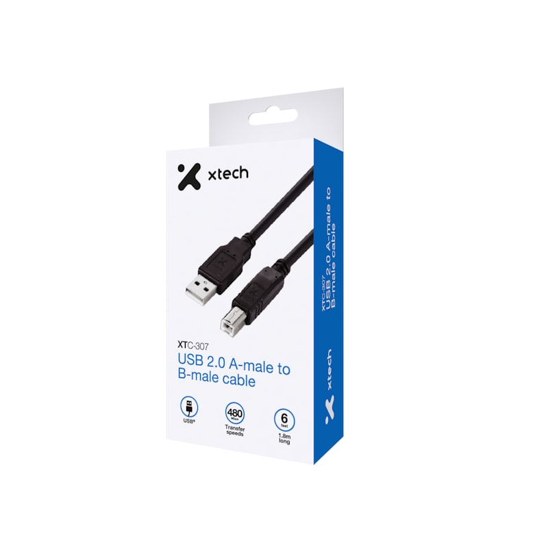 CABLE USB 2.0 PARA IMPRESORA 1,8M2