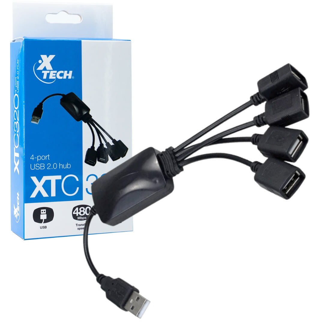 HUB USB 2.0 DE 4 PUERTOS2