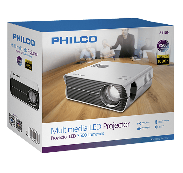 PROYECTOR PHILCO 3115N 3500 LUMENES3