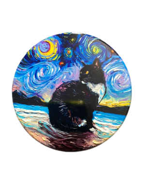 POSA VASOS GATO VAN GOGH