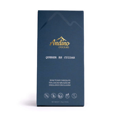 Chocolate Andino 75% sin Azucar Alulosa1