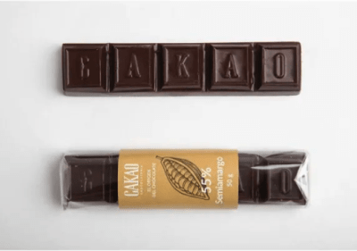 Barra Chocolate Semi Amargo 55% Cakao1