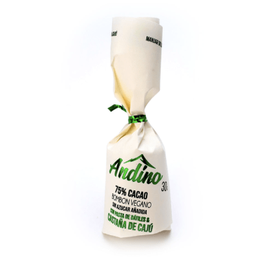 Chocoteja Andino 75% Castaña Caju datiles Alulosa sin Azucar1