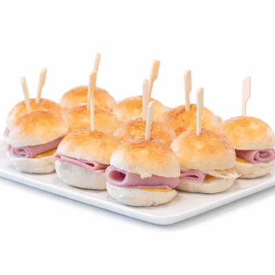 Mini Sandwich Doble Jamon Queso Pan Brioche1