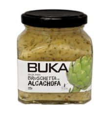 Pasta bruschetta alcachofa