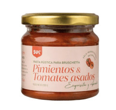 Pasta rustica pimientos y tomates asados