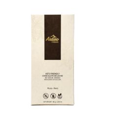 Barra de Chocolate Keto Andino Leche 40% sin Azucar Alulosa