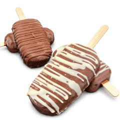 Paleta Snickers cubierta de Chocolate