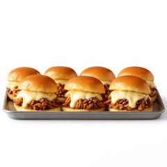 Mini Sandwich Mechada Queso Pan Brioche