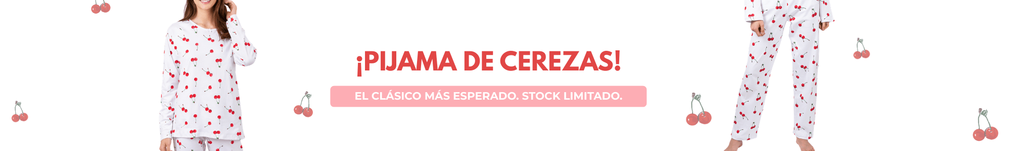 PIJAMAS DE CEREZAS