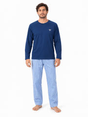 PIJAMA HOMBRE AZUL MARINO