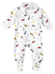 PIJAMA AFRANELADO 1/PZA. AVIONES