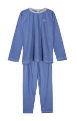 PIJAMA AFRANELADO HOMBRE AZULINO