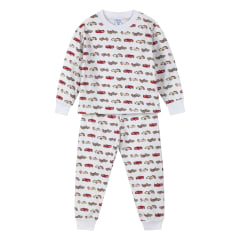 PIJAMA AFRANELADO AUTOS GRISES