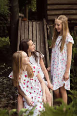 CAMISA DORMIR NIÑITA MARIPOSAS