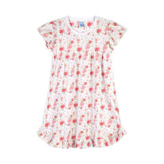 CAMISA DORMIR NIÑITA ROSAS