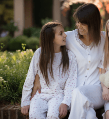 PIJAMAS LARGO BRODERIE MUJER