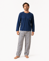 PIJAMA HOMBRE AZUL MARINO