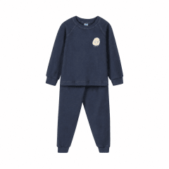 PIJAMA CORDERITO 2/PZAS. AZUL