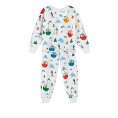 PIJAMA ALGODON NIÑO ESQUIADORES